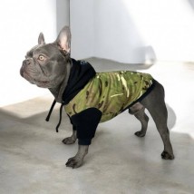 Тепла худі для собак Style Pets MCAM камуфляж