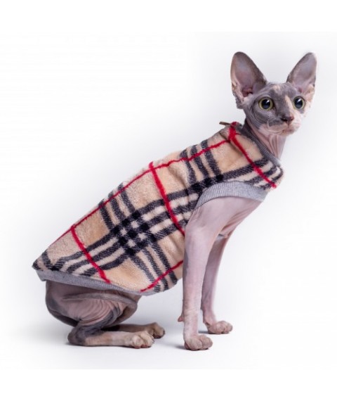 Тепла кофта без рукава для кота та кішки Style Pets "BARB sleeveless"