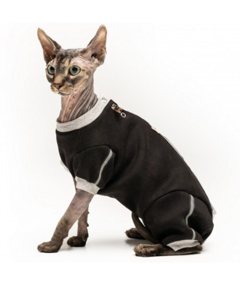 Боді для кота та кішки Style Pets ADS Sport Black