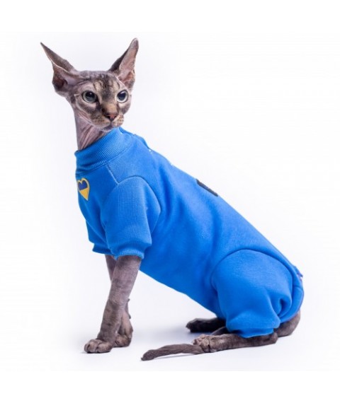 Утепленный боді (комбинезон) для кота та кішки Style Pets Elektro