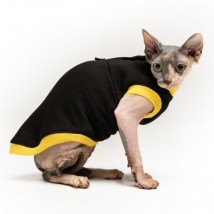 Тепла кофта без рукава для кота та кішки Style Pets «CLASSIC» black
