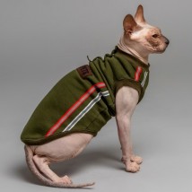 Майка для кота та кішки без рукава Style Pets ELVIN Green