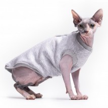 Майка для кота та кішки без рукава Style Pets Martin Gray