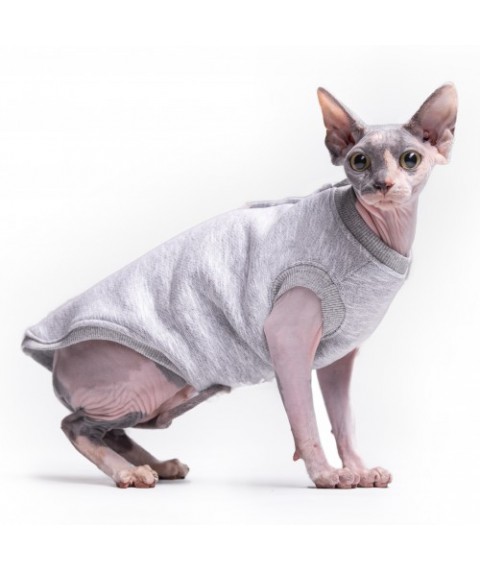 Майка для кота та кішки без рукава Style Pets Martin Gray