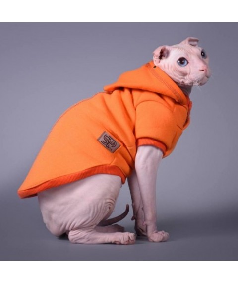 Тепла кофта з рукавом для кота та кішки Style Pets "Squash" Orange