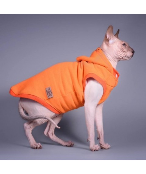 Спортивна майка для кота та кішки з капюшоном Style Pets "Squash" Orange