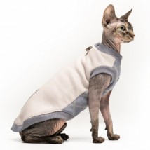 Тепла кофта без рукава для кота та кішки Style Pets Var Gray