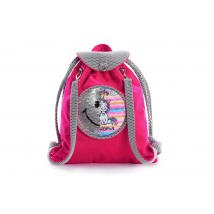 Unicorn Smile pink backpack