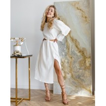 Сукня "April" (Тканина: муслін) Білий