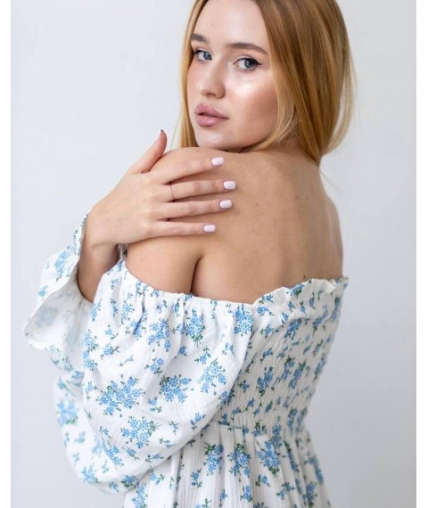 Сукня "June" Блакитні квіти