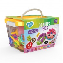 Donuts box ТМ Lovin Набір легкого стрибаючого пластиліну