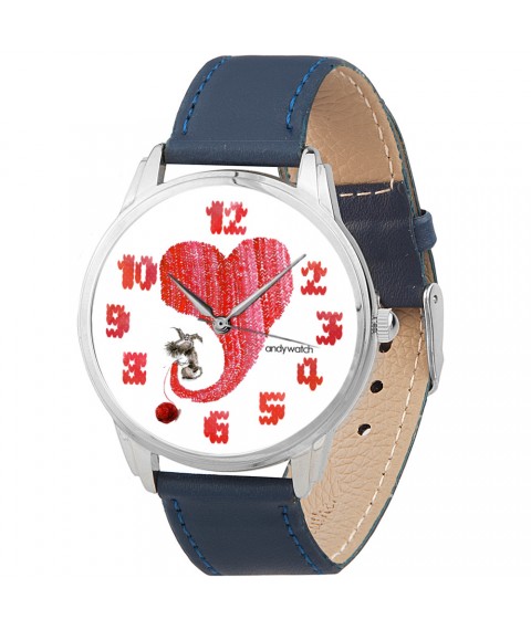 Наручные часы AndyWatch Теплое сердце оригинальный подарок прикольный