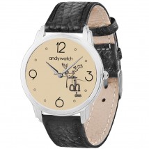 AndyWatch Oh liebes schwarzes Armbanduhr Originalgeburtstagsgeschenk
