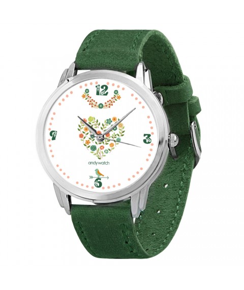 Наручные часы AndyWatch Квіткове поле оригинальный подарок прикольный