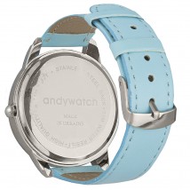 Наручные часы Andywatch Перья blue оригинальный подарок прикольный