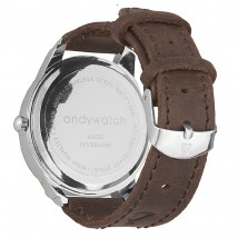 Наручные часы AndyWatch Абстракция из бабочек brown оригинальный подарок прикольный