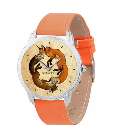 AndyWatch Watch Two Foxes Original Birthday Gift