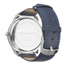 Наручные часы AndyWatch плывущие ноты blue оригинальный подарок прикольный