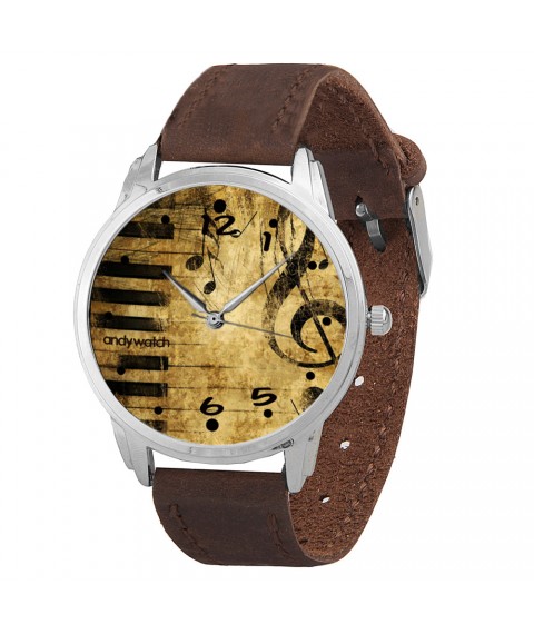 Наручные часы AndyWatch Скрипичный ключ оригинальный подарок прикольный