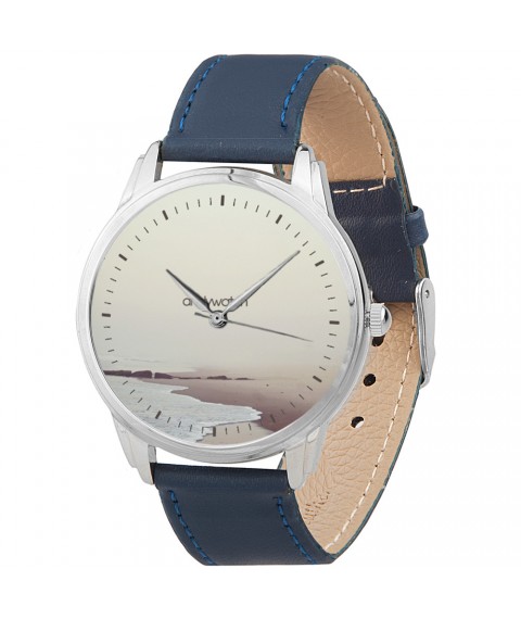 Наручные часы AndyWatch Пляж blue оригинальный подарок прикольный