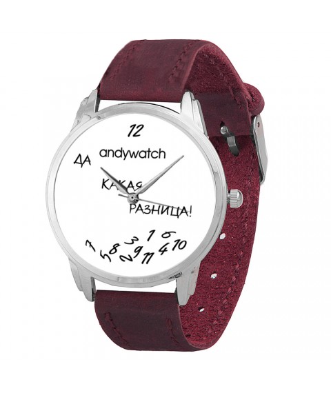 Наручные часы AndyWatch Какая разница марсала подарок