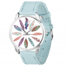 AndyWatch Feathers Turquoise Original Birthday Gift