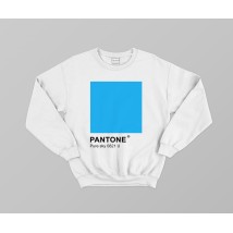 Sweatshirt & laquo; PANTONE 0821 Pure sky & raquo;