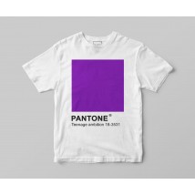 T-shirt & laquo; PANTONE 18-3531 Teenage ambition & raquo;