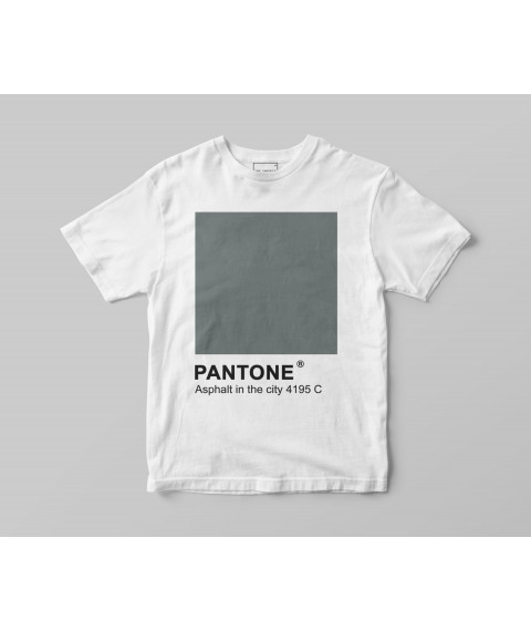 T-shirt &laquo;PANTONE 4195 C Asphalt in the city&raquo;