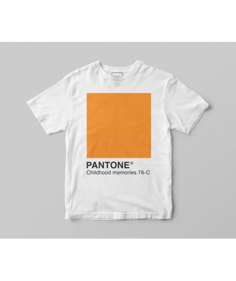 T-shirt & laquo; PANTONE 78-C Childhood memories & raquo;
