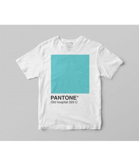 T-shirt & laquo; PANTONE 325 C Old hospital & raquo;