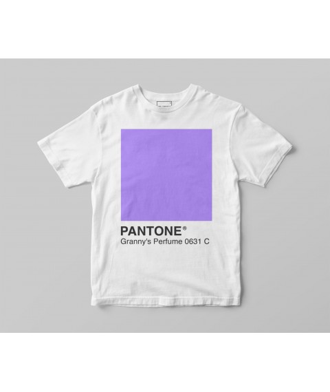 T-shirt &laquo;PANTONE 0631 C Granny&rsquo;s Perfume&raquo;