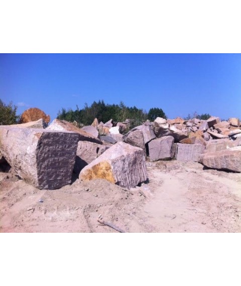 Granite blocks