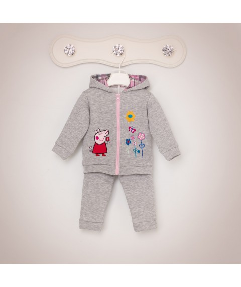 Peppa's Little Bloom tracksuit warm with fleece for a girl p 74