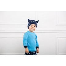 Baby Boom suit Owlet (jumper + romper suit / trousers + hat) river 62