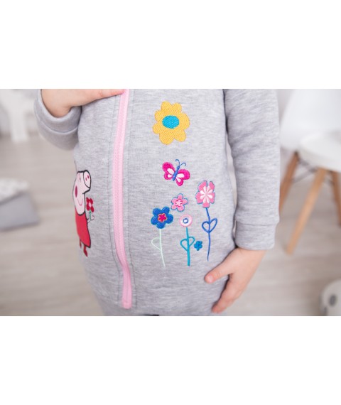 Peppa's Little Bloom tracksuit warm with fleece for a girl p 74