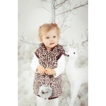 Baby Boom Leopard Faschingskost?m Jacke + Hose + Body Gr. 68
