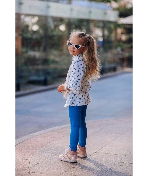 Комплект Liora Bay Total look (Топ, лосины, часы, очки и сумочка) для девочки 104 см