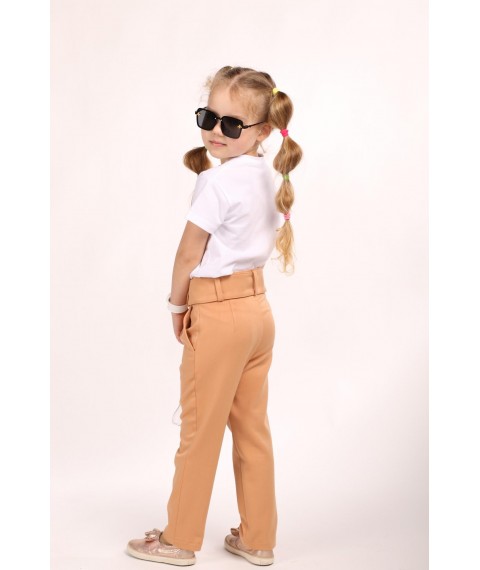 Trousers with high landing of Liora Bay sand 122 rubles (sku_90109_122)