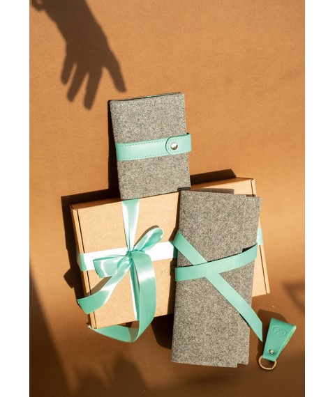 Women's gift set of felt accessories Aalborg