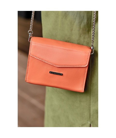 Women's Leather Belt/Crossbody Bag Mini Living Coral