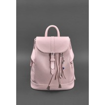 Leather women's backpack Olsen pink