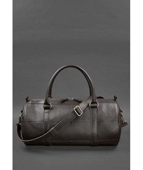 Harper leather bag dark brown crust
