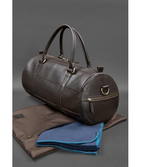 Harper leather bag dark brown crust