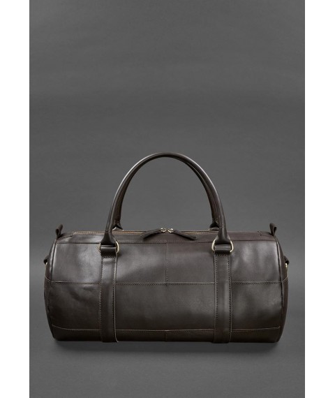 Harper leather bag dark brown crust