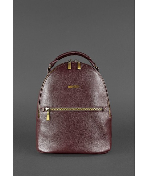 Kylie Marsala Women's Leather Mini Backpack