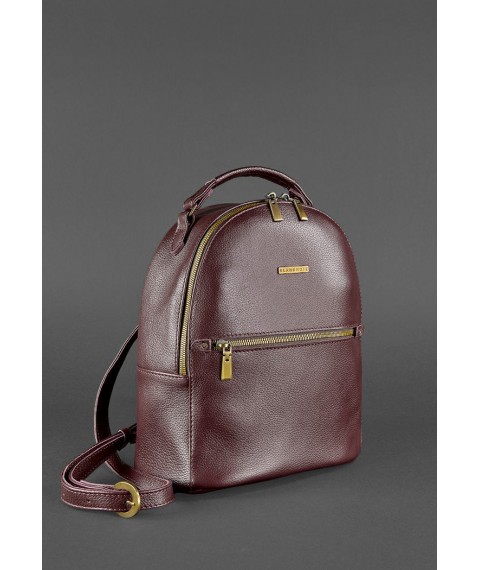 Kylie Marsala Women's Leather Mini Backpack