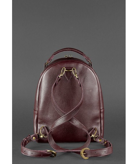 Kylie Marsala Women's Leather Mini Backpack