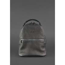 Kylie women's leather mini backpack black