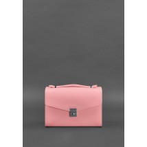 Жіноча шкіряна сумка-кроссбоді Lola рожева